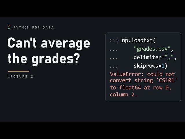 03. Series and DataFrame | Python for Data