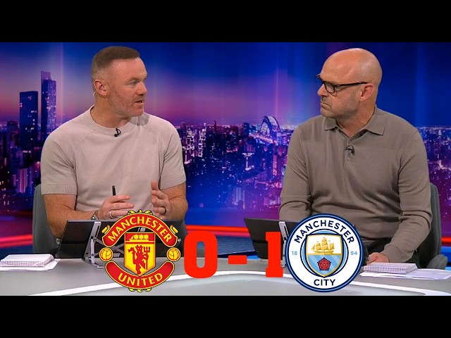 MOTD Man United vs Man City 0-1 Wayne Rooney And Berbatov Review Derby Manchester | All Reaction