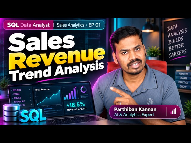 SQL Data Analyst Real-World Project | EP 01: Sales & Revenue Analytics with SQL