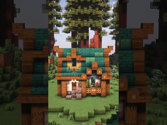 Minecraft: How to Build a Cosy Medieval Cottage #shorts