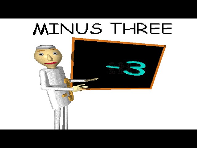 Minus Three V5 Update (Full Baldi Mod) Full Walkthrough