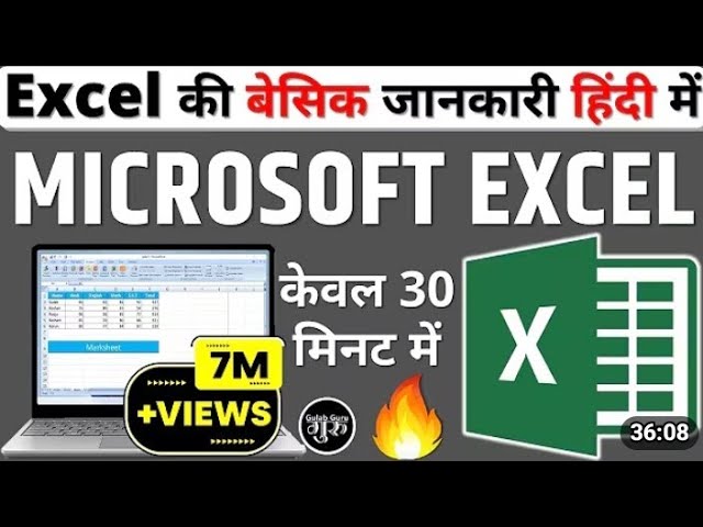 Basics of Excel | Excel Tutorial for Beginners | Learn Microsoft Excel Step by Step.