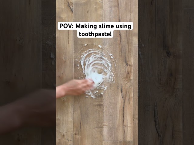 Making slime using toothpaste! #slime #viral #asmr #viralvideo #viralshorts #video #short #shorts