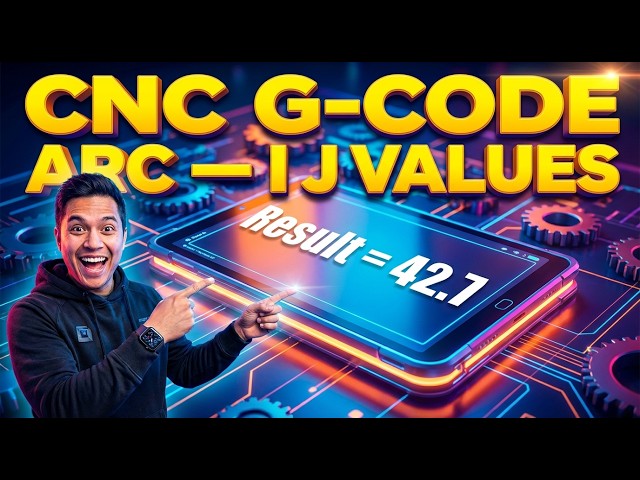CNC G-Code Arc — I J Values Calculator — How to Use It | Engineering Tool