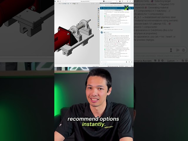 Let AI Choose Your SOLIDWORKS Material