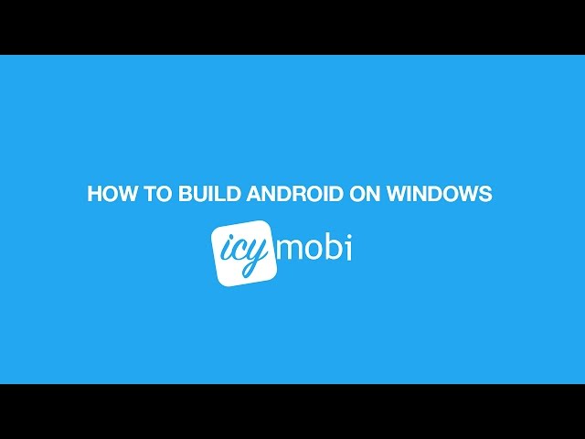 How to build IcyMobi on Windows