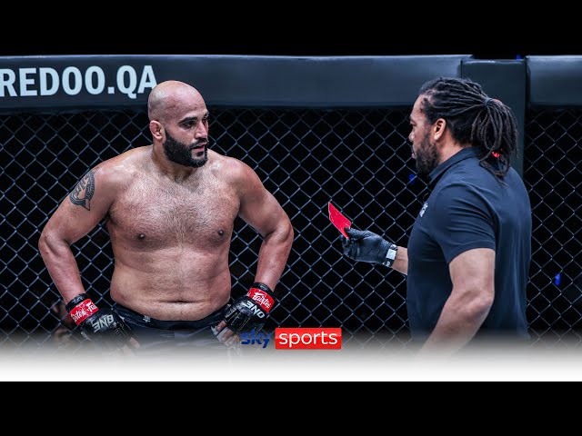 Arjan Bhullar SENT OFF during MMA fight 🟥