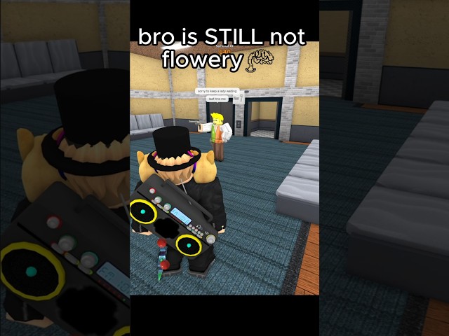 bro is STILL not flowery🥀#roblox #deltarune #meme #flowerman #chapter5 #flowery #fyp #mm2 #flowey​