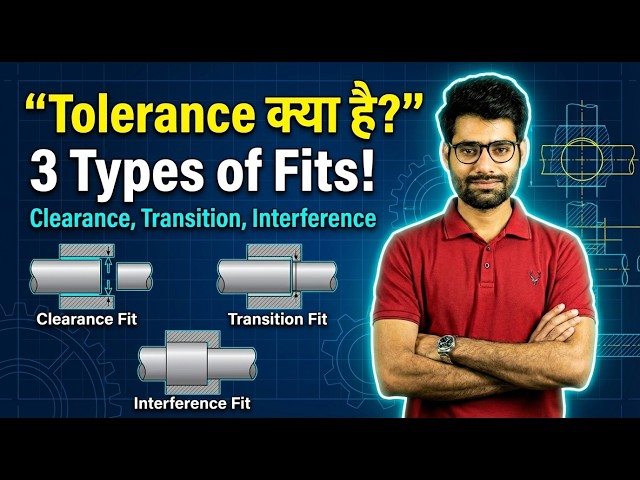 Engineering Drawing – Types of Fits & Tolerance  | Loose, Sliding, Running Fit By #Manishswami