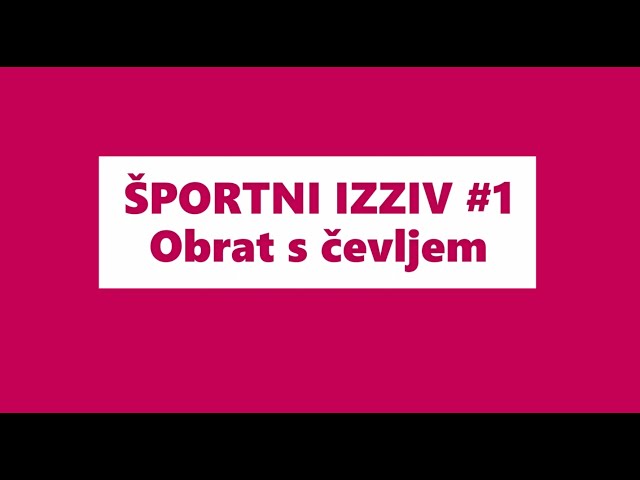 Športni izziv #1
