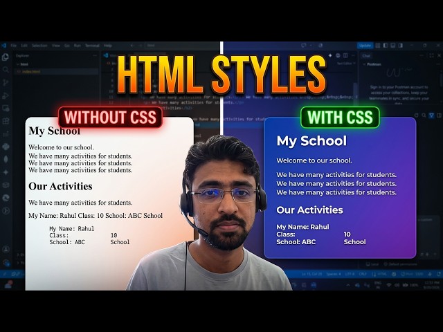 7. HTML Styles  #HTML5 #WebDevelopment#CodingForBeginners #Frontend #TechTutorial #LearnToCode
