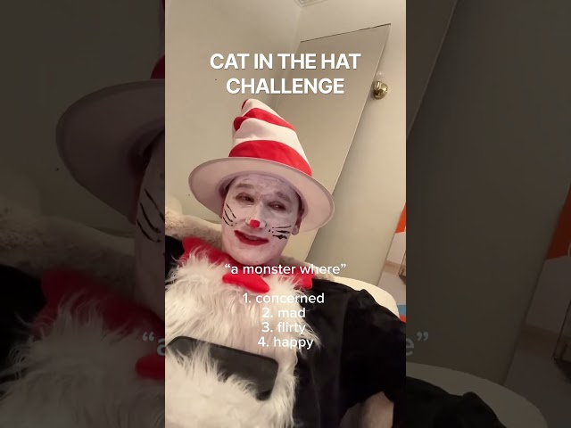 Cat in the Hat Challenge 😂