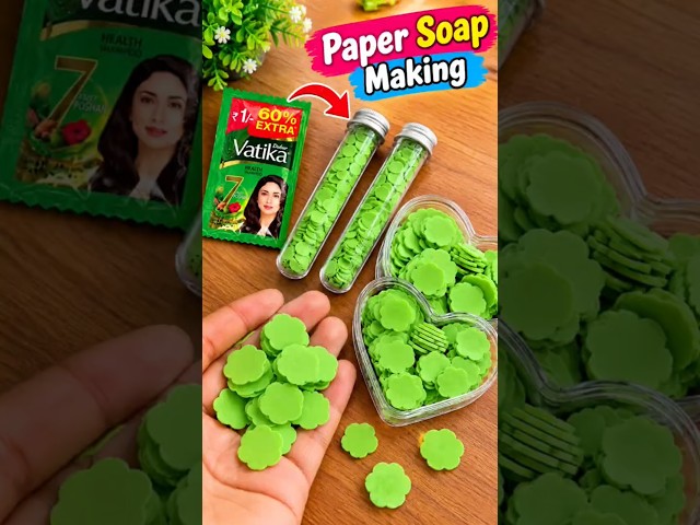 Diy Paper Soap Making kit/ How to make paper soap / homemade paper soap