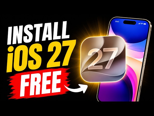 How to Install iOS 27 Developer Beta for FREE? Download and Install iOS 27 Beta (NO Computer Needed)