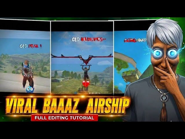 Viral Old Airship Shorts Like Pgl Drkrai 🔥 |  Free Fire Editing Tutorial Like ‎⁨@CampJodff