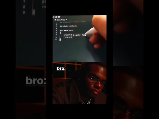 🔥 How Bro Feels When He’s Literally Writing His Code 😎💻 #coding #programming #shorts