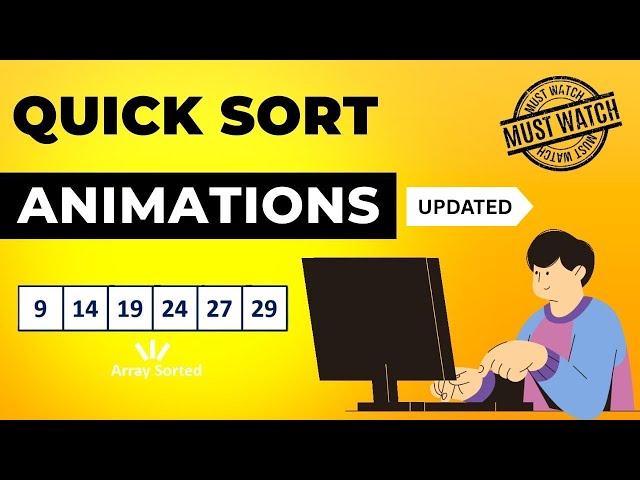 Quick Sort Animations | Data Structure | Visual How