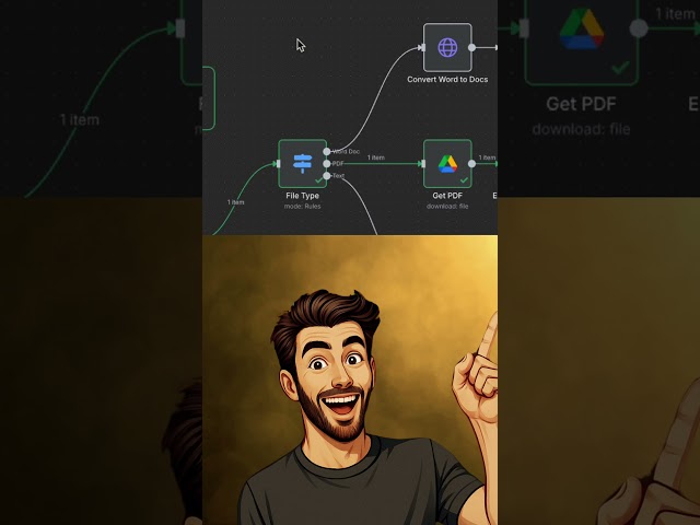 AI Scans Resumes in Seconds with No Code 👀 (Built in n8n)  #n8n #automation #shorts  #ai
