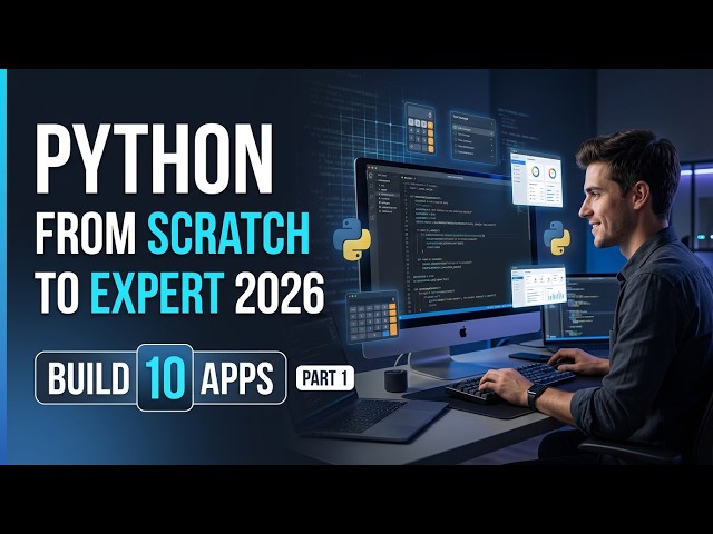 Python From Scratch to Expert 2026 | Build 10 Real-World Python Apps in One Full Course Par-1