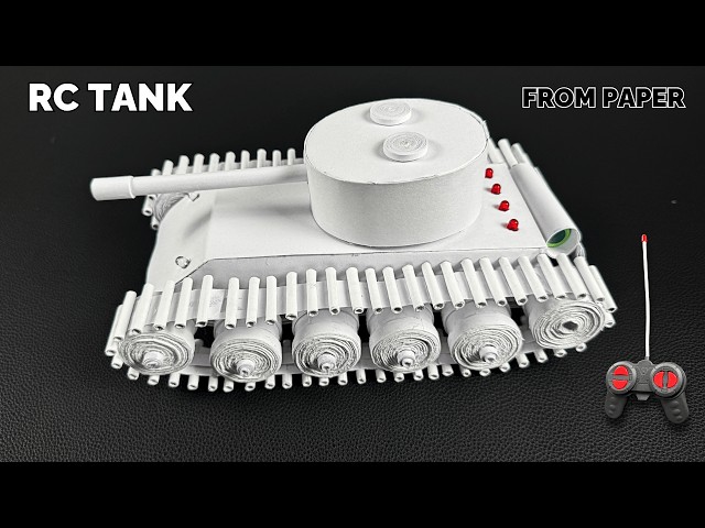 How to Make RC Tank From Paper 🧠
