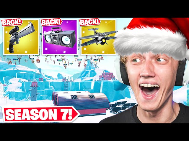 I Hosted a OG SEASON 7 Tournament In Fortnite! (Winterfest Update)