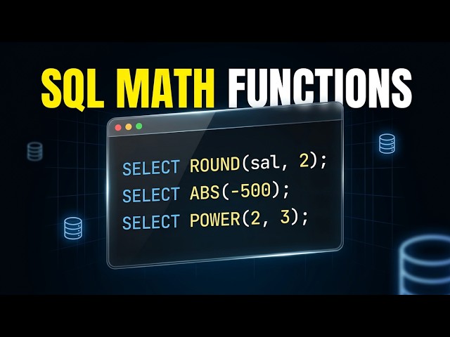 SQL Class: Numerical Functions