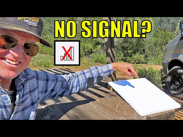 No Cell Signal? This Is How I Get Internet Anywhere (Starlink + Setup)