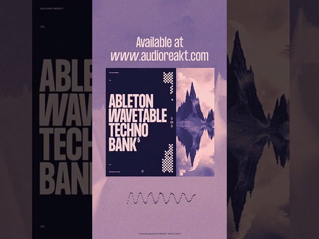 Melodic Techno - Ableton Wavetable Techno Bank 5