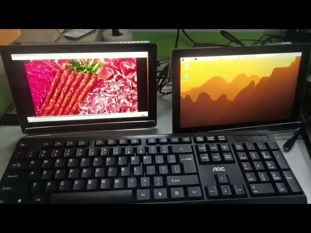 Single Raspberry Pi 5 drives two independent displays simultaneously. #HeadSun #raspberrypi5
