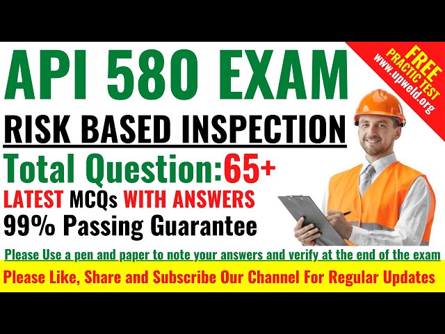 Free Latest API 580 Risk Based Inspection Exam Questions and Answers - RBI