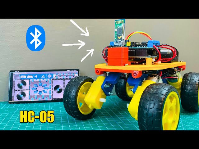 Bluetooth Car Control using L293D Motor and HC-05