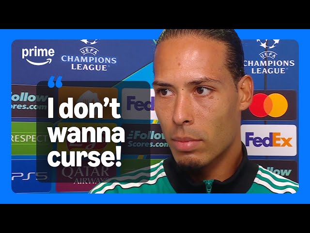 Van Dijk HATES losing 😬 | Post-match interview | Galatasaray v Liverpool UEFA Champions League