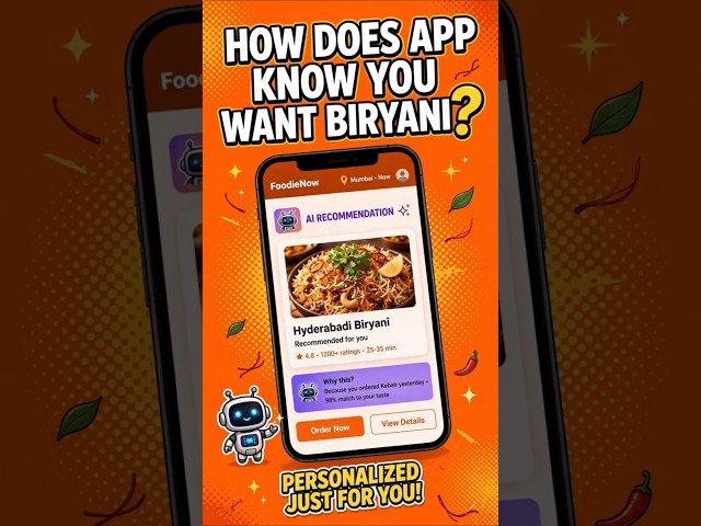 How Food Apps Predict Your Order? Biryani Example | Pattern Learning @LearnAISimplyOfficial