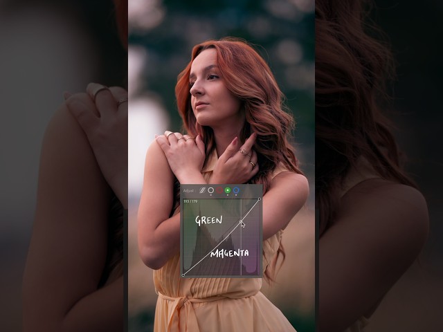 Color Grading using Curves? #photoediting #colorgrading