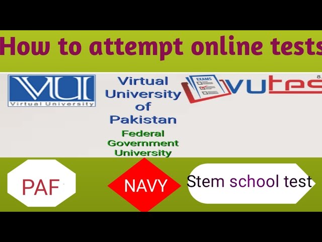 preparation of online computer tests PAF,Pak Navy,vitual Stem