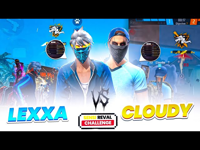 XD LEXXA VS XD CLOUDYY 💀ALL SETTINGS & SENSI REVEAL CHALLENGE ⚙️