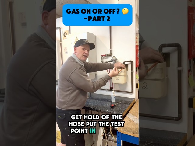 Part 2 of asking gas engineers do you turn off the gas or leave it on when replacing the test nipple