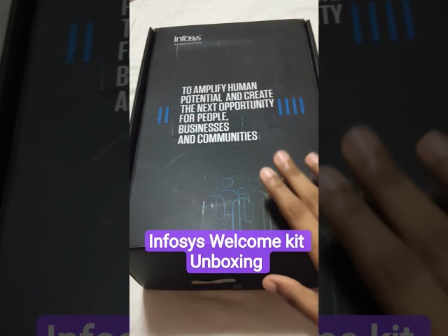 Infosys Welcome kit Unboxing #Infosys #InfosysMysore #InfosysMysoreDC