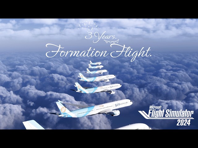 3rd Anniversary Formation Flight