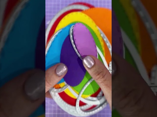 How To Make TWO Rainbow Cards Using ONE Die Set - Quick Cardmaking Inspiration