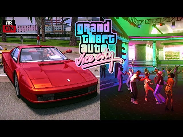 GTA Vice City Next Gen: VHS ReShade Preset
