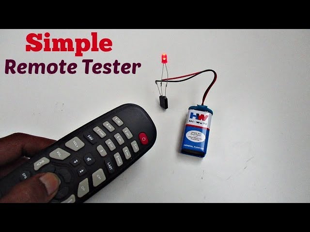 Remote Tester - How to make a Remote Control Tester (Very Easy)