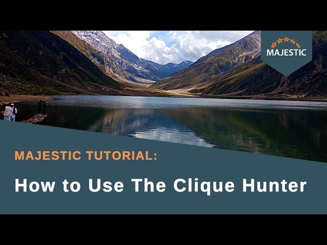 Majestic Tutorial: How to Use The Clique Hunter (2015)