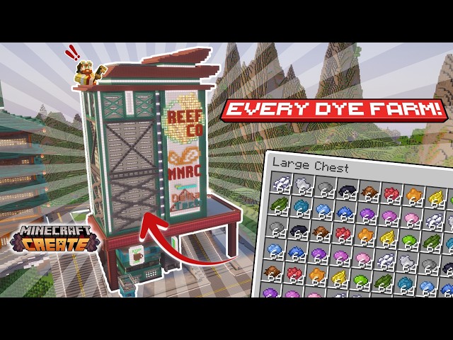 Automating The Steam 'n Rails Paints with Create Mod! | MakeShift SMP | Ep 40 | Minecraft