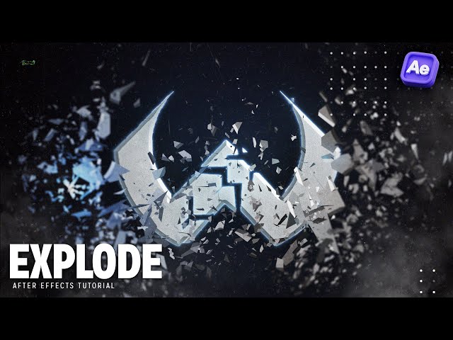 Create Explosive Logo Animations | After Effects Tutorial