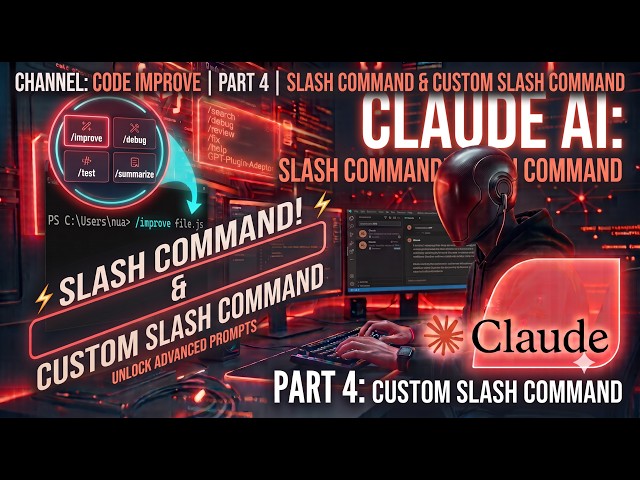 Slash Commands & Custom Slashes in Claude Code | #4 | Claude Code Tutorial