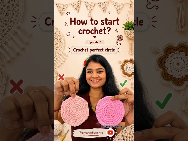 Crochet a perfect circle - answers to your questions 😁❤️