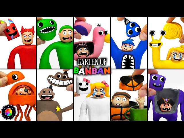 Sculpting the ORIGINS of the BANBAN GANG (Garten of Banban 2) Clay | PlastiVerse