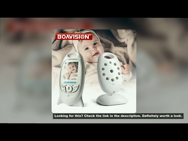 VB601 Video Baby Monitor Wireless 2.0'' LCD Babysitter 2 Way Talk Night Vision Temperature Security