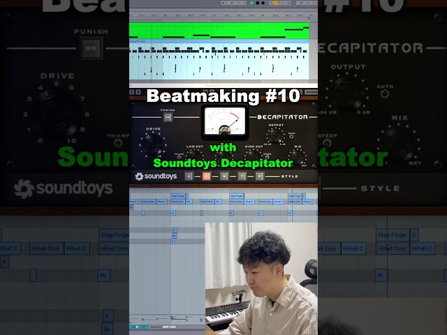 Make Drums & Bass Hit Hard | Beatmaking 10 (Soundtoys Decapitator) #beatmaker